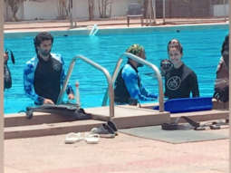 WATCH: Malang stars Disha Patani and Aditya Roy Kapur train in swimming pool