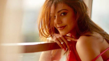 Kajal Aggarwal gives a sunny, cotton candy vibe in a bubble-gum pink negligee (see pic