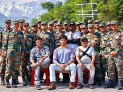 Sidharth Malhotra and the team of Shershaah share this frame-worthy photo with the Gurkha Rifle Regiment, all the way from Palampur!