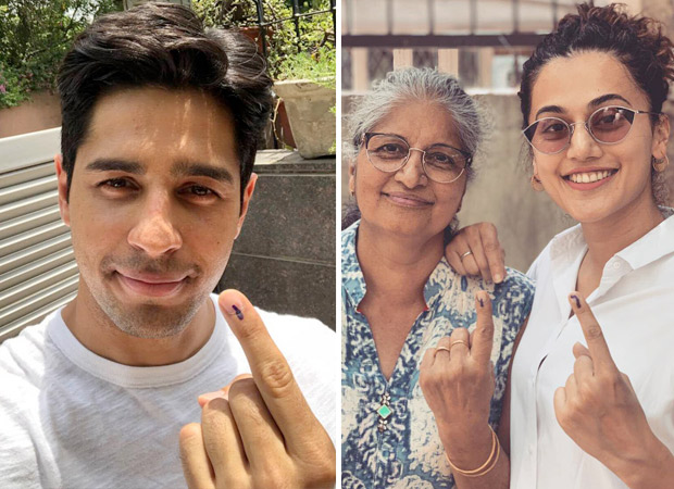 Lok Sabha Elections 2019: Sidharth Malhotra, Taapsee Pannu, Huma Qureshi and Swara Bhaskar vote in Delhi