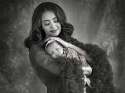 WOW! Surveen Chawla introduces her new born daughter Eva in this beautiful photo and it is all things ANGELIC