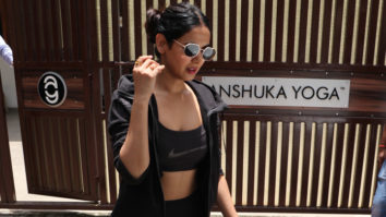 Actress Sonal Chauhan spotted outside her Yoga Class