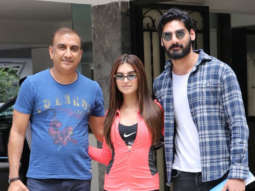 Ahan Shetty, Tara Sutaria and Milan Luthria spotted in Bandra