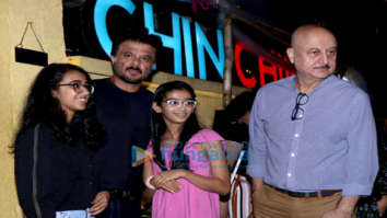 Photos: Anil Kapoor, Sunita Kapoor and Anupam Kher snapped at Chin Chin Chuu in Juhu