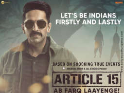 First Look Of The Movie Article 15