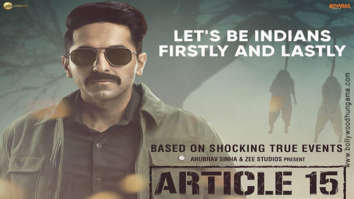 First Look Of The Movie Article 15