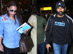 Dhanush spotted with wife Aishwarya Rajinikanth at Mumbai airport