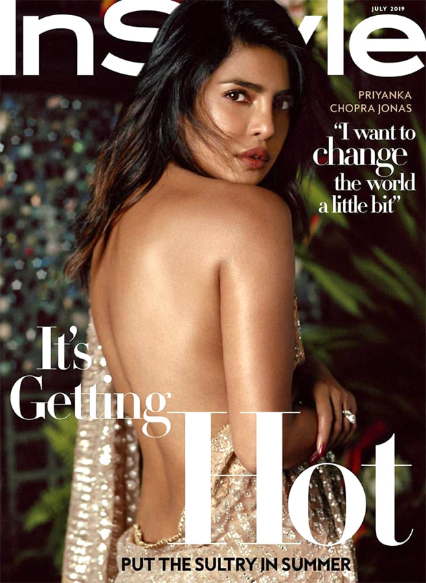 HOTNESS! Priyanka Chopra raises the temperature with her sultry backless saree look for InStyle cover 