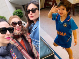 INDIA vs PAKISTAN: Taimur Ali Khan makes cute appearance in Indian jersey, mom Kareena Kapoor Khan & aunt Karisma Kapoor cheer for the team