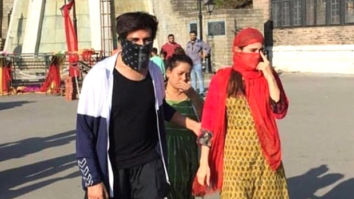 LEAKED PHOTOS & VIDEOS: Sara Ali Khan and Kartik Aaryan hide their faces while shooting in Shimla