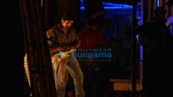 on the sets of the movie Love Aaj Kal