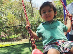 PHOTO ALERT: Kareena Kapoor Khan’s son Taimur Ali Khan is an absolute cutie pie as he plays on a swing