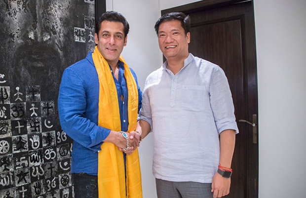 PHOTOS: Salman Khan meets Pema Khandu, Chief Minister of Arunachal Pradesh