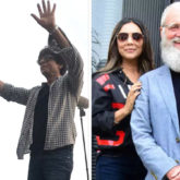 PHOTOS: Shah Rukh Khan greets massive crowd post shoot, Gauri Khan spends time with David Letterman