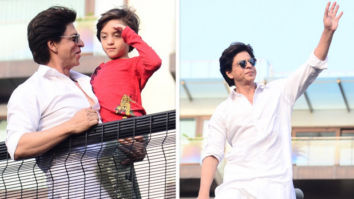 PHOTOS & VIDEOS: Shah Rukh Khan greets fans with AbRam Khan on Eid, American host David Letterman witnesses his stardom