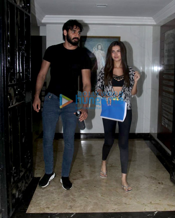 photos ahan shetty and tara sutaria spotted at milan luthrias office in bandra 1
