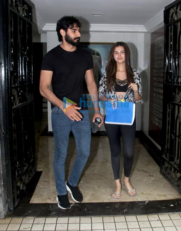 photos ahan shetty and tara sutaria spotted at milan luthrias office in bandra 2