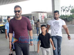 Photos: Ajay Devgn and Sussanne Khan snapped at the airport