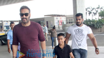 Photos: Ajay Devgn and Sussanne Khan snapped at the airport
