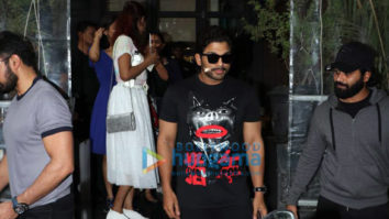 Photos: Allu Arjun spotted at Suzette in Bandra