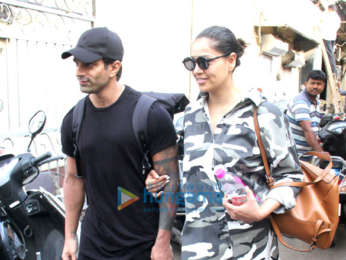 Photos: Bipasha Basu and Karan Singh Grover snapped in Bandra