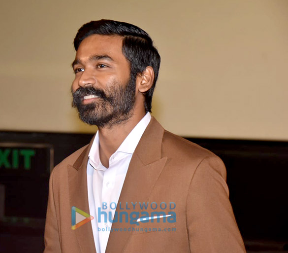 photos dhanush snapped at the extraordinary journey of the fakir trailer launch 1