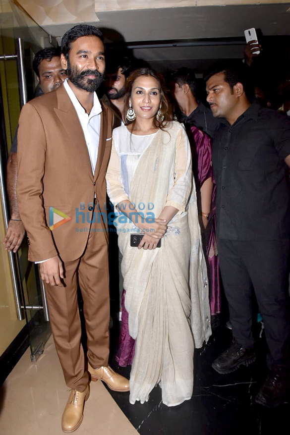 photos dhanush snapped at the extraordinary journey of the fakir trailer launch 4