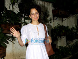 Photos: Kangana Ranaut spotted at a recording studio in Juhu
