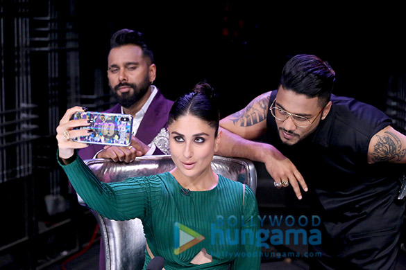 Photos: Kareena Kapoor Khan, Bosco Martis and Raftaar snapped on the sets of Dance India Dance Photos: Kareena Kapoor Khan, Bosco Martis and Raftaar snapped on the sets of Dance India Dance