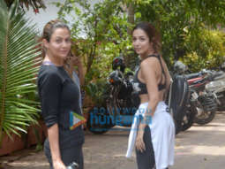 Photos: Malaika Arora and Amrita Arora spotted at the gym