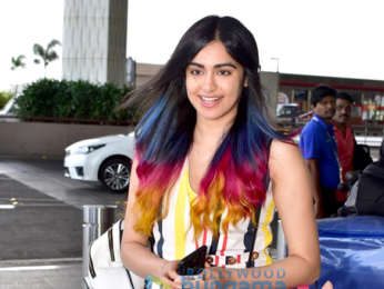 Photos: Meezaan Jaffrey, Sharmin Segal, Adah Sharma and Hiten Tejwani snapped at the airport