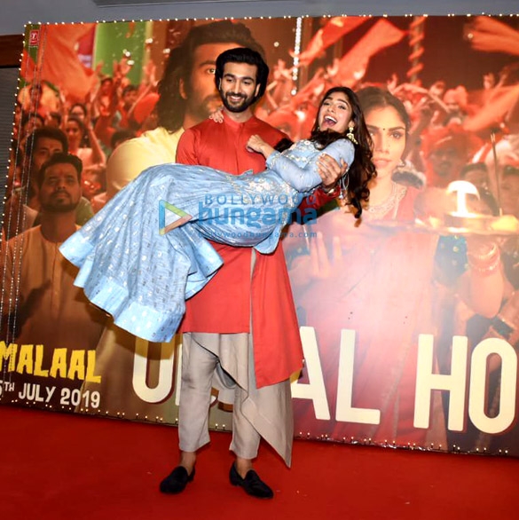 photos meezaan jaffrey and sharmin segal grace the song launch of udhal ho from their film malaal 1