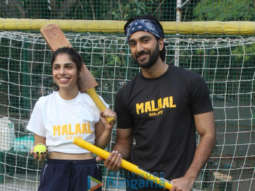 Photos: Meezaan Jafri and Sharmin Segal spotted promoting their film ’Malaal’ Photos: Meezaan Jafri and Sharmin Segal spotted promoting their film ’Malaal’