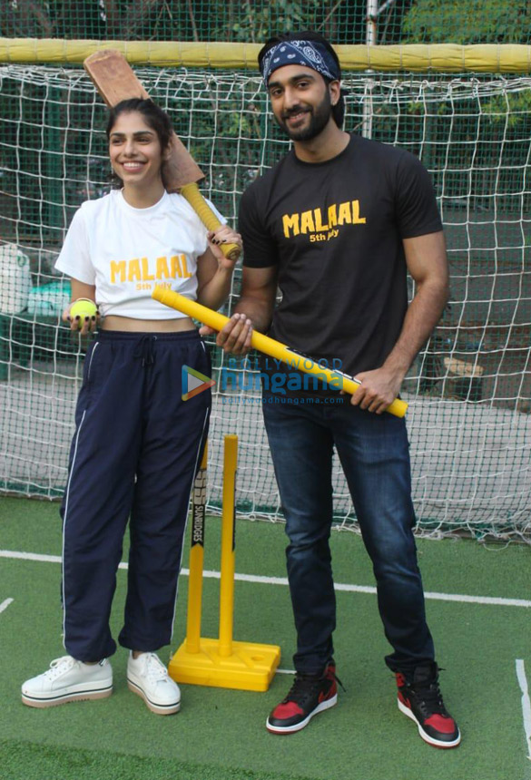 photos meezaan jaffrey and sharmin segal spotted promoting their film malaal 3