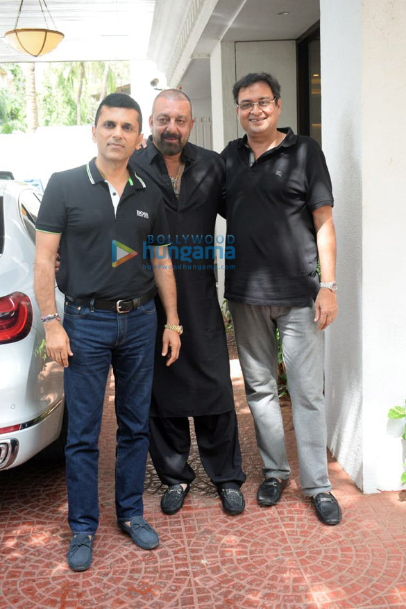 photos sanjay dutt spotted at anand pandits office in juhu 6 2
