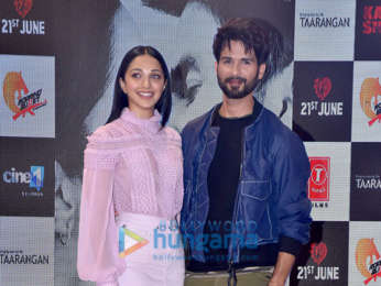 Photos: Shahid Kapoor and Kiara Advani snapped at the song launch of ‘Mere Sohneya’ from Kabir Singh