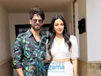 Photos: Shahid Kapoor and Kiara Advani snapped promoting their film Kabir Singh