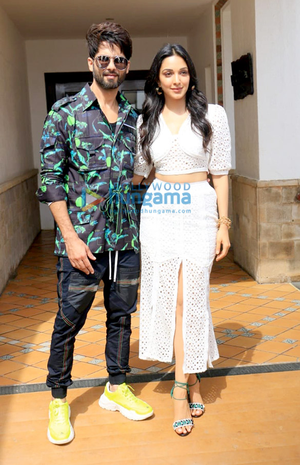 Photos: Shahid Kapoor and Kiara Advani snapped promoting their film Kabir Singh