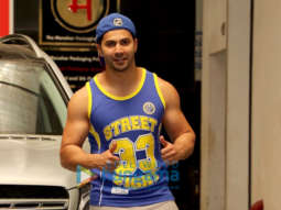 Photos: Varun Dhawan, Yami Gautam and Kunal Khemu spotted at the gym in Khar