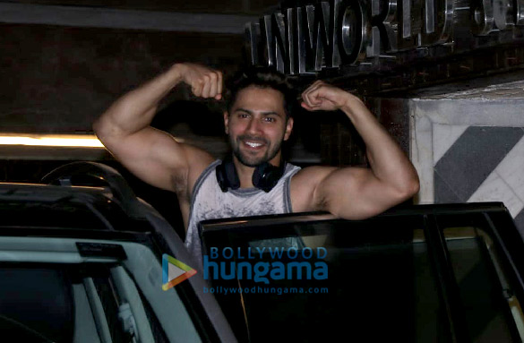 Photos: Varun Dhawan and Natasha Dalal spotted in Juhu