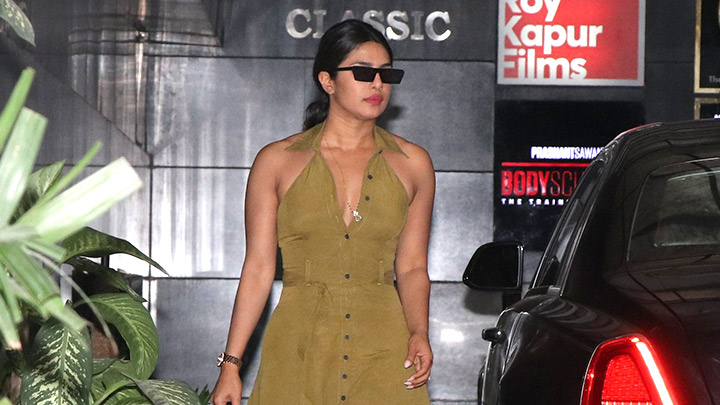 Priyanka Chopra Jonas spotted at Siddharth Roy Kapur’s office in Khar
