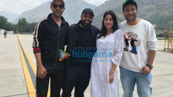 on the sets of the movie RoohiAfza