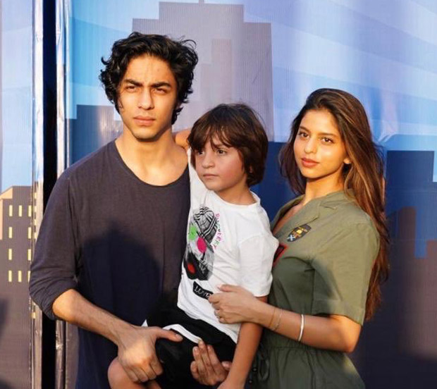 SIBLING GOALS! Shah Rukh Khan shares cute photos of Aryan Khan and Suhana Khan from AbRam Khan's birthday party