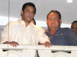 Salman Khan waves hand to fans to wish Eid Mubarak
