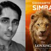 Siddharth is Simba in the Tamil version of The Lion King!