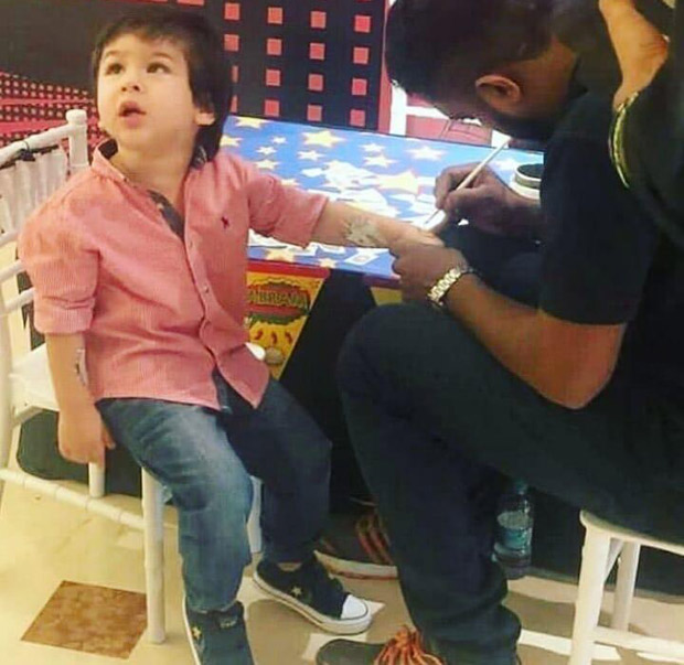 Taimur Ali Khan getting a tattoo at AbRam Khan’s birthday is ohh-so-cute and we can’t stop adoring this little one!