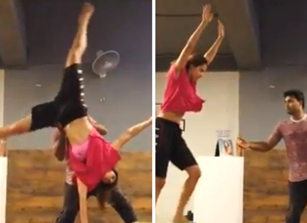 WATCH VIDEO: Disha Patani gives a glimpse of a perfect cartwheel from her training session