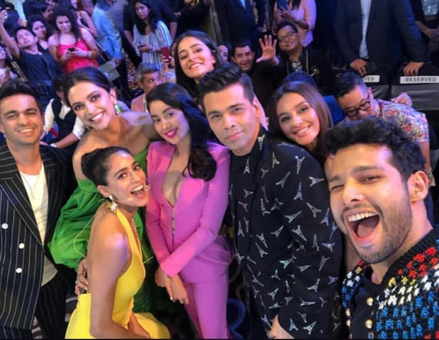Woah! This photo of Deepika Padukone, Ananya Panday, Janhvi Kapoor, Karan Johar and others bonding at Grazia Millennial Awards 2019 is PRICELESS! 