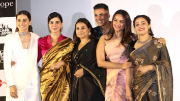 Akshay Kumar, Vidya Balan, Taapsee Pannu and Nithya Menon grace the trailer launch of their film Mission Mangal | Part 1