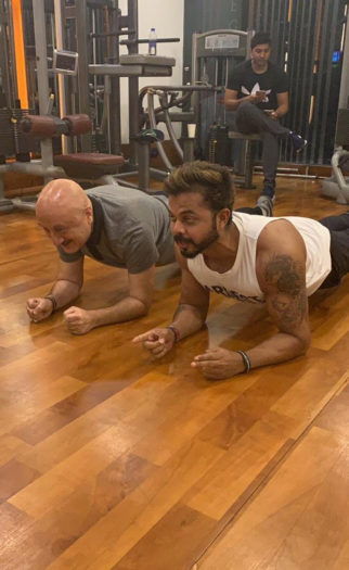 Anupam Kher and Sreesanth are now gym buddies and they can’t stop gushing about each other!